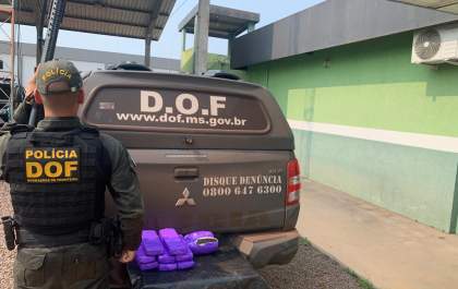 DOF apreende maconha e haxixe que seriam entregues em São Paulo