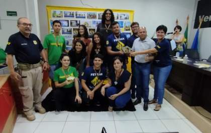 GETRAN da PRF/MS realiza entrega da premiação do 12º FETRAN em Paraiso das Águas