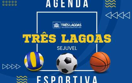 Confira a agenda esportiva de Três Lagoas para este domingo
