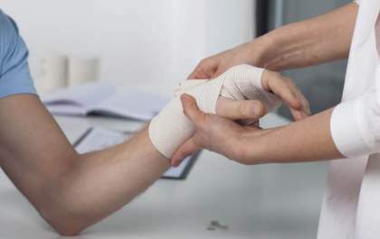 Mão é a parte do corpo mais atingida em acidentes de trabalho em TL