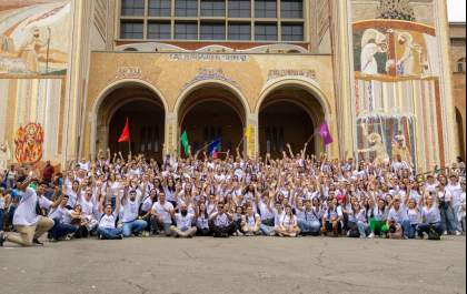Romaria do Unisalesiano reúne mais de 400 peregrinos em Aparecida