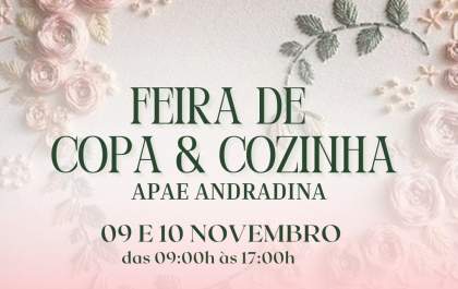 Feira de Copa & Cozinha da Apae Andradina acontece na próxima quinta