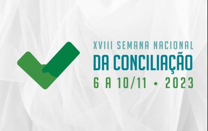 Semana da Conciliação será realizada de 6 a 10 de novembro