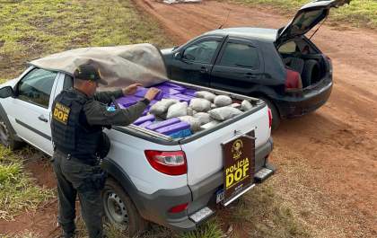 Veículo roubado em Campo Grande é recuperado pelo DOF com mais de 850 quilos de drogas