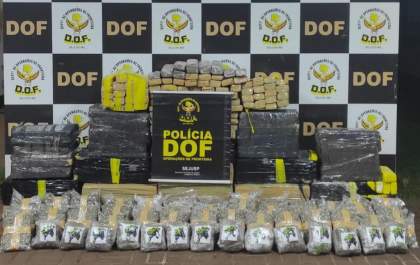 Veículo roubado em São Paulo é recuperado em MS com mais de 600 quilos de drogas