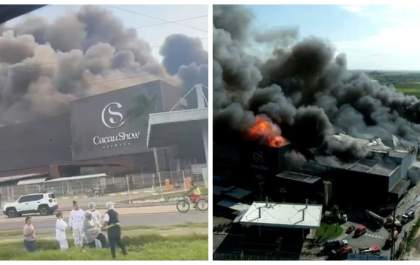 Incêndio atinge fábrica da Cacau Show no Espírito Santo