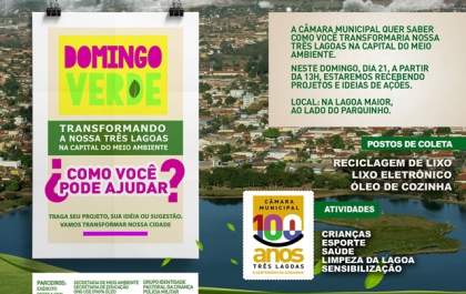 Câmara promove ação parlamentar e de conscientização na Lagoa Maior