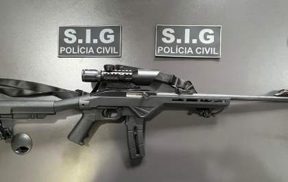 Polícia Civil apreende arma de fogo usada para atirar em cachorro
