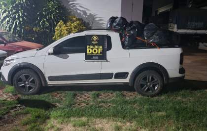 DOF apreende veículo carregado com mais de R$ 300 mil em materiais de descaminho