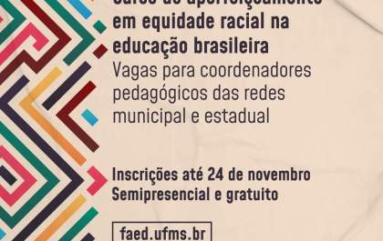 Curso de equidade racial na educação brasileira abre inscrições para coordenadores pedagógicos