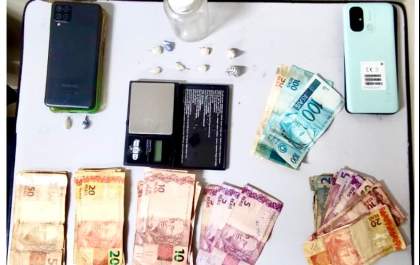 Polícia Militar prende homem por tráfico de drogas
