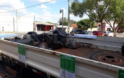 Começa hoje a coleta de lixo eletrônico em Brasilândia
