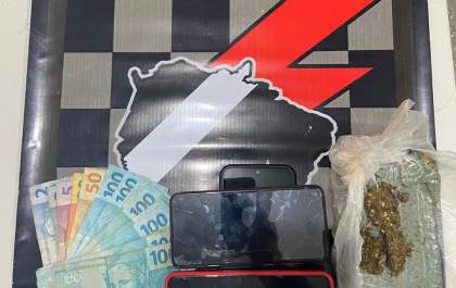 PM prende dois homens por tráfico de drogas