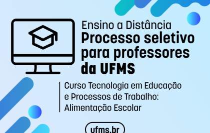 UFMS tem inscrições abertas para professores em curso a distância