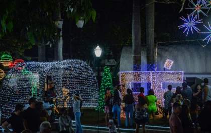 Iluminação da praça Dr. Gama em Birigui será inaugurada domingo