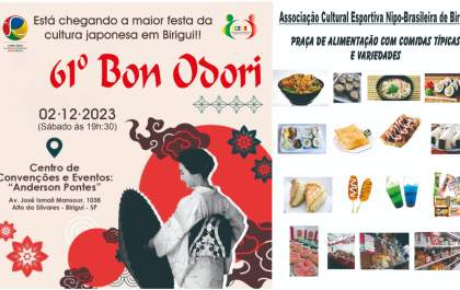 Nipo Birigui realiza a 61ª edição do Bon Odori
