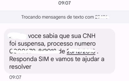 Alerta para golpes por SMS disfarçados de avisos oficiais