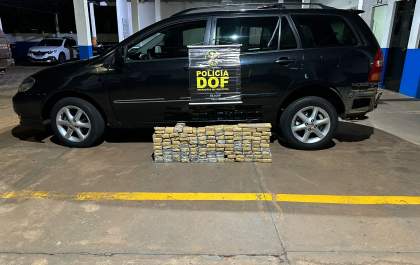 Mulheres que seguiam com maconha para Santa Catarina são presas pelo DOF