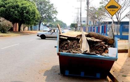 Caçambas do Mutirão da Limpeza seguem no Vila Nova até 14 de dezembro&nbsp;