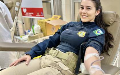 PRF participa de ação coletiva de doação de sangue