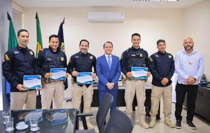 PRF no MS recebe homenagem por apreensão de 22 toneladas de maconha
