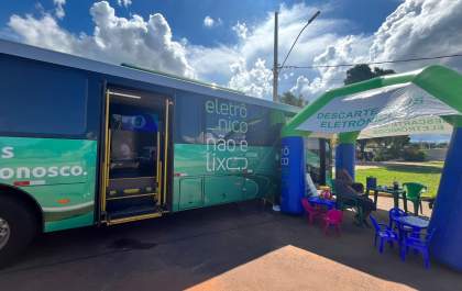 Caravana do Lixo Eletrônico recolhe 7 toneladas de resíduos em Três Lagoas