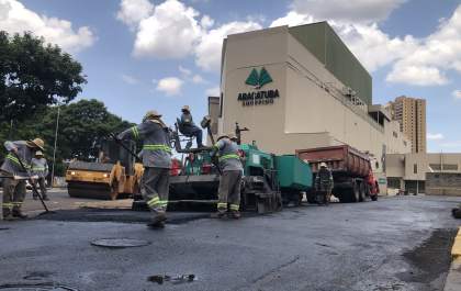 Empresa inicia recape de ruas do Nova Iorque em Araçatuba