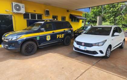 PRF recupera veículo furtado em Três Lagoas