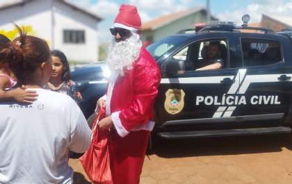 Solidariedade em Ação: Polícia Civil e Grupo Natal Solidário distribuem esperança em Bataguassu