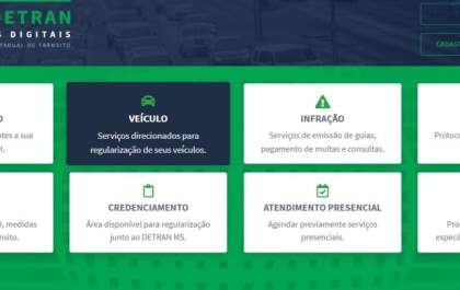 População de MS pode solicitar primeiro emplacamento do veículo digitalmente