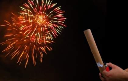 ATENÇÃO: Cuidado com o manuseio de fogos de artifício