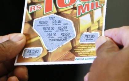 Caixa voltará a vender a raspadinha, loteria instantânea