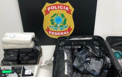 PF prende mulher por tráfico de drogas no Aeroporto de Confins