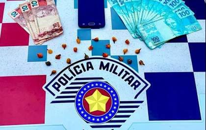 Pedreiro preso por tráfico nas primeiras horas do ano