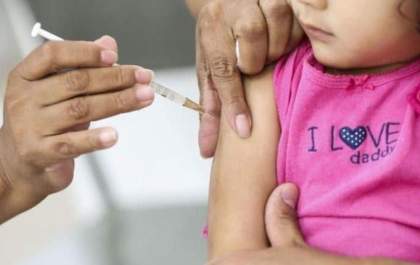 Ação de imunização para crianças de até 4 anos acontece hoje