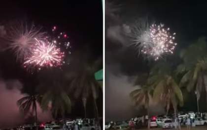 Servidor municipal é internado com ferimentos no rosto após explosão de fogos de artifício na virada do ano