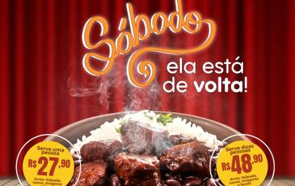 Feijoada da Sabor Vital está de volta neste sábado