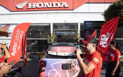 Circuito de prêmios Agitta Cidade fazem sorteio na Honda Mototrês
