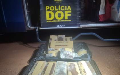 Mulher que seguia com droga para São Paulo é presa pelo DOF&nbsp;