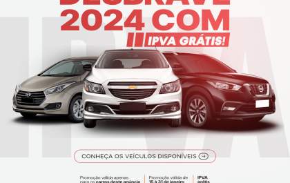 Absoluta Automóveis: adquira seu carro dos sonhos até 31 de janeiro e ganhe o IPVA 2024 de presente!