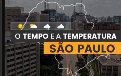 O TEMPO E A TEMPERATURA: muitas nuvens na manhã desta quarta-feira (17) em São Paulo