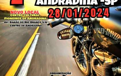 2° Moto Café Andradina vai reunir milhares de motociclistas no Centro Cultural
