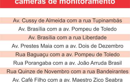 Araçatuba passará a contar com sistema de monitoramento por câmeras