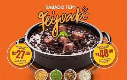 Neste sábado é dia de Feijoada da Sabor Vital