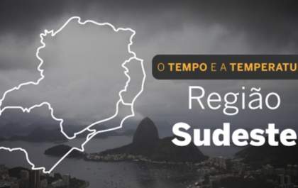 PREVISÃO DO TEMPO: Segunda-feira (22) com fortes chuvas no Sudeste