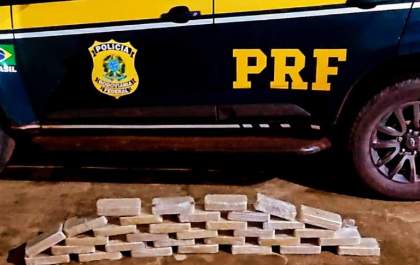 PRF intercepta carro com 33 kg de cocaína em MS