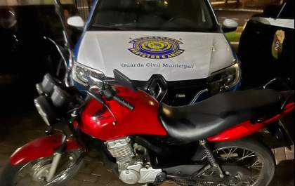 Entregador é preso pela Guarda Municipal de Araçatuba com moto furtada