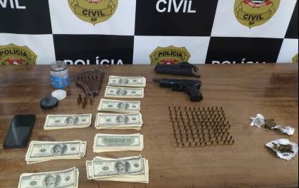 Comerciante é preso pela Polícia Civil com munições e dólares em Nova Luzitânia