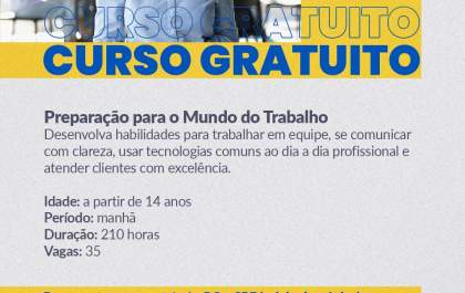 Senac de Araçatuba oferece cursos gratuitos para adolescentes