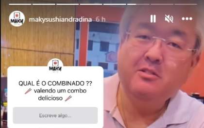 Maky Sushi Bar volta com 'Qual é minha Janta?'